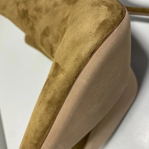 NEW VERONICA BEARD Women’s Lisa Suede Booties – Brown Stiletto Heel - Picture 3 of 11